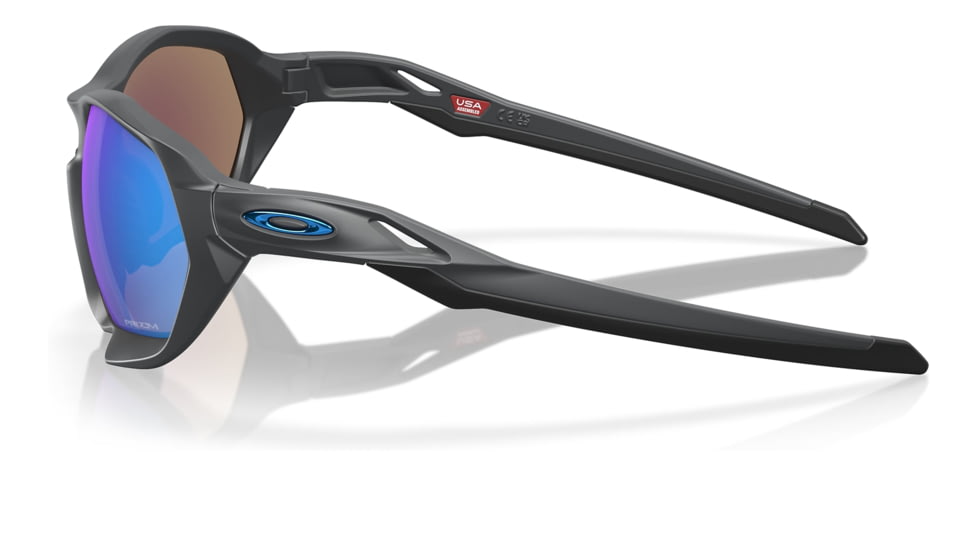 Oakley OO9019A Plazma A Sunglasses - Mens, Matte Carbon Frame, Prizm Sapphire Lens, Asian Fit, 59, OO9019A-901905-59