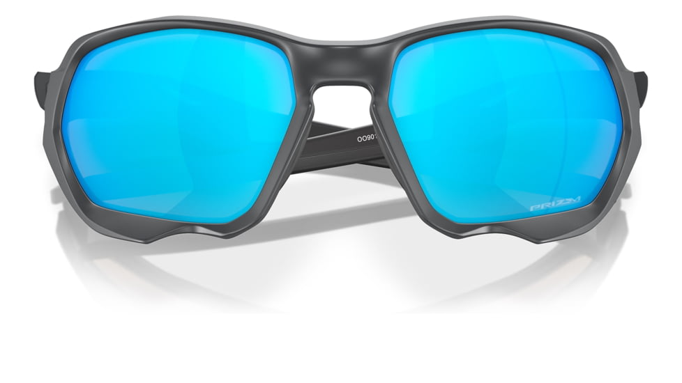 Oakley OO9019A Plazma A Sunglasses - Mens, Matte Carbon Frame, Prizm Sapphire Lens, Asian Fit, 59, OO9019A-901905-59