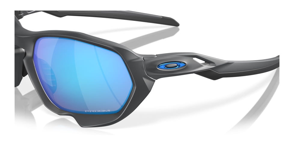 Oakley OO9019A Plazma A Sunglasses - Mens, Matte Carbon Frame, Prizm Sapphire Lens, Asian Fit, 59, OO9019A-901905-59