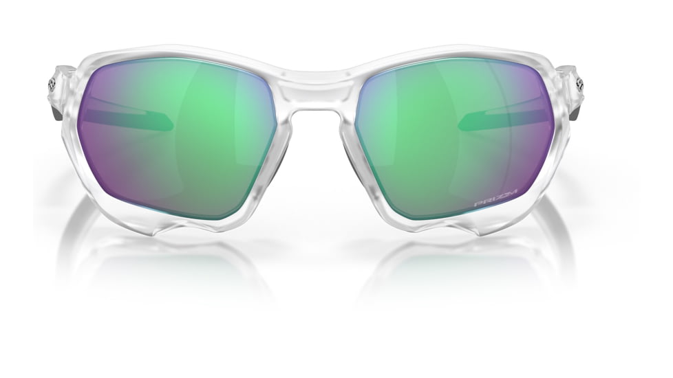 Oakley OO9019A Plazma A Sunglasses - Men's, Matte Clear Frame, Prizm Jade Road Lens, Asian Fit, 59, OO9019A-901918-59