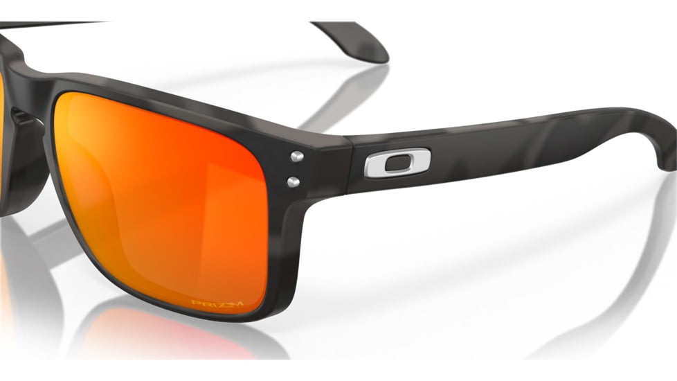 Oakley OO9102 Holbrook Sunglasses, Black/Camo Frame, Prizm Ruby Lenses, OO9102-9102E9-55