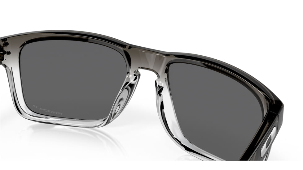 Oakley OO9102 Holbrook Sunglasses, Dark Ink Fade Frame, Prizm Black Polarized Lens, 55, OO9102-9102O2-55
