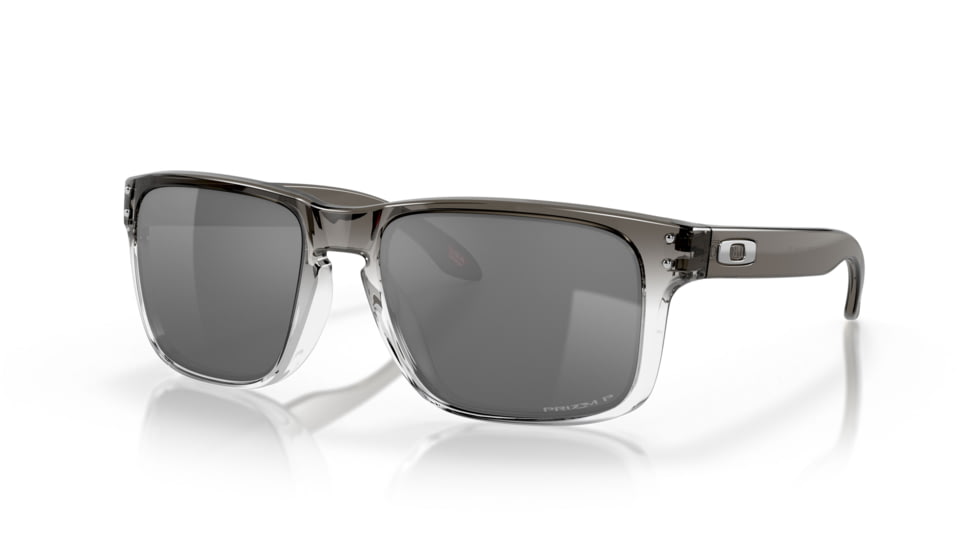 Oakley OO9102 Holbrook Sunglasses, Dark Ink Fade Frame, Prizm Black Polarized Lens, 55, OO9102-9102O2-55