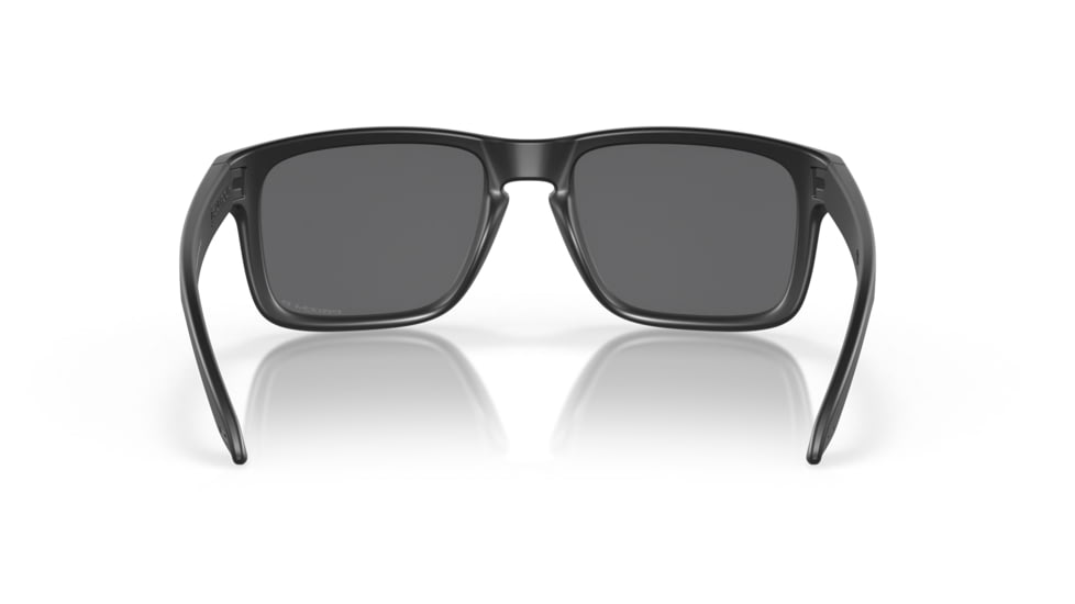 Oakley OO9102 Holbrook Sunglasses, Matte Black Frame, Prizm Black Polarized Lenses, OO9102-9102D6-55