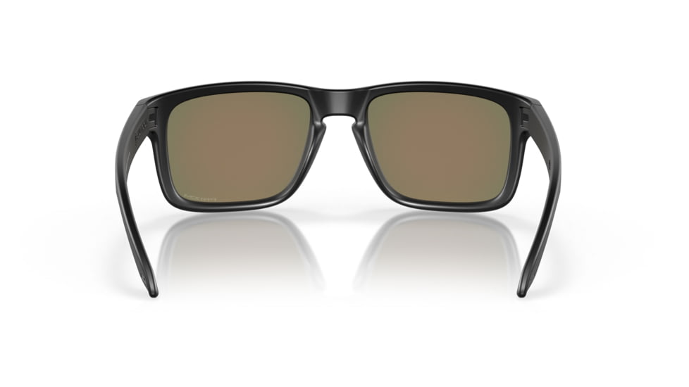 Oakley OO9102 Holbrook Sunglasses, Matte Black Frame, Prizm Ruby Lenses, OO9102-9102E2-55