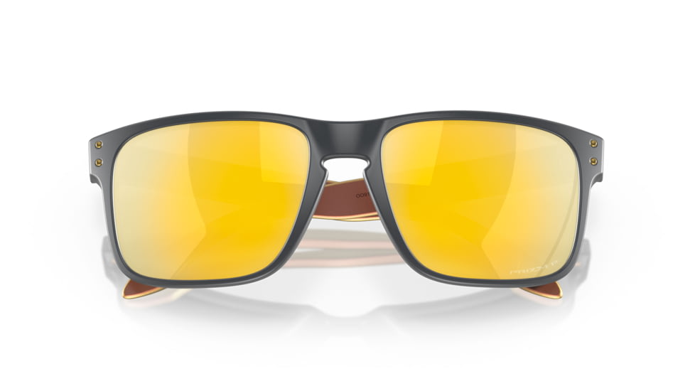 Oakley OO9102 Holbrook Sunglasses, Matte Carbon Frame, Prizm 24K Polarized Lens, 55, OO9102-9102W4-55