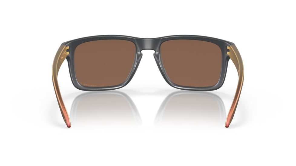 Oakley OO9102 Holbrook Sunglasses, Matte Carbon Frame, Prizm 24K Polarized Lens, 55, OO9102-9102W4-55