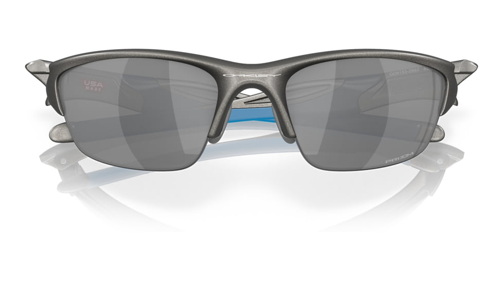 Oakley OO9153 Half Jacket 2.0 A Sunglasses - Men's, Lead Frame, Prizm Black Lens, Asian Fit, 62, OO9153-915329-62