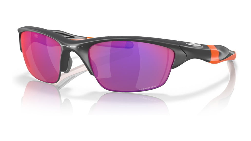 Oakley OO9153 Half Jacket 2.0 A Sunglasses - Mens, Matte Dark Grey Frame, Prizm Road Lens, Asian Fit, 62, OO9153-915328-62