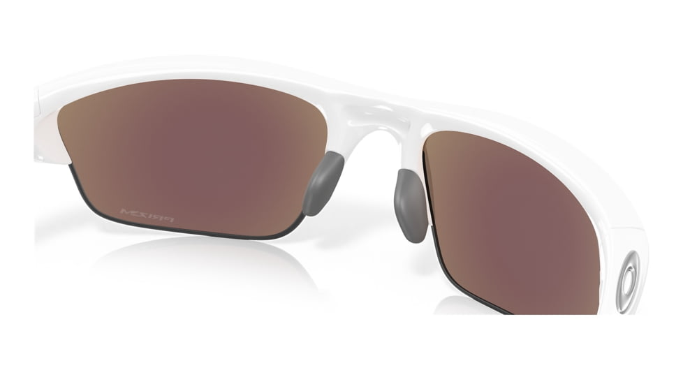Oakley OO9153 Half Jacket 2.0 A Sunglasses - Mens, White Frame, Prizm Sapphire Lens, Asian Fit, 62, OO9153-915330-62