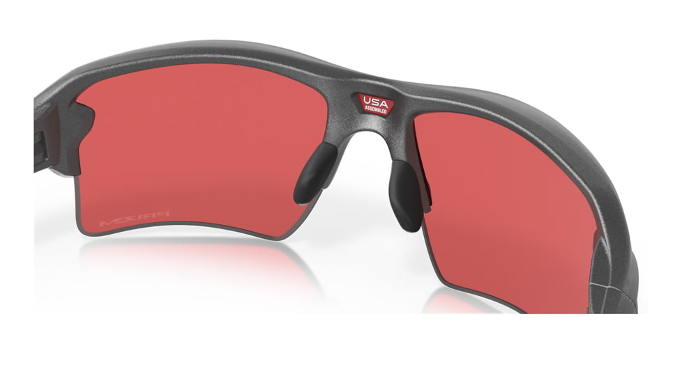 Oakley OO9188 Flak 2.0 XL Sunglasses - Men's, Steel Frame, Prizm Snow Sapphire Lens, 59, OO9188-9188G8-59