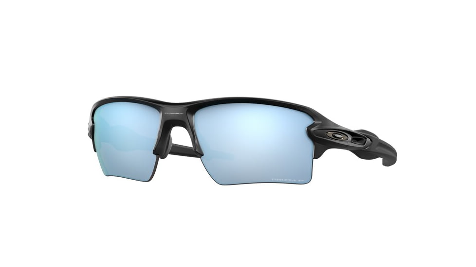 Oakley OO9188 Flak 2.0 XL Sunglasses, Matte Black Frame, Prizm Deep H2o Polarized Lenses, 918858-59