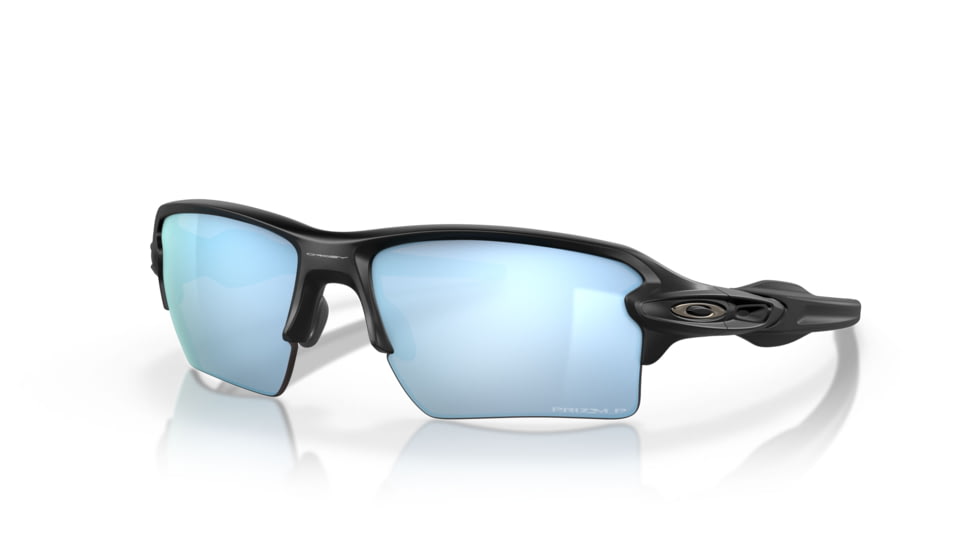 Oakley OO9188 Flak 2.0 XL Sunglasses, Matte Black Frame, Prizm Deep H2o Polarized Lenses, 918858-59