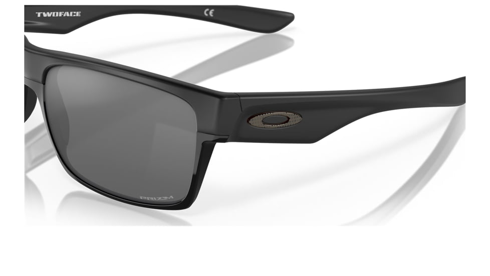 Oakley OO9189 Twoface Sunglasses - Mens, Matte Black Frame, Prizm Black Lens, 60, OO9189-918948-60