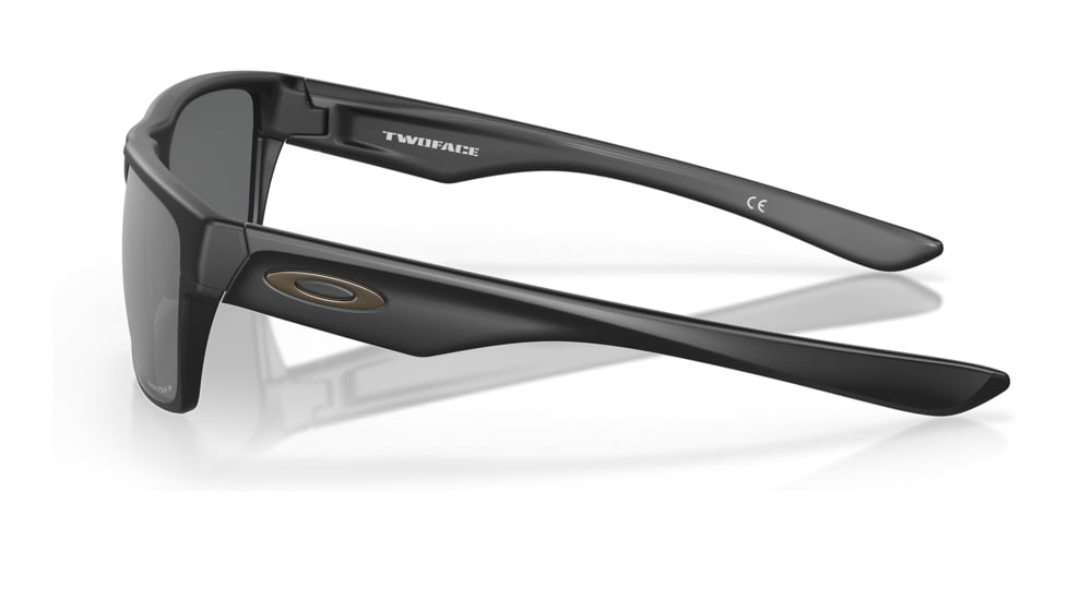 Oakley OO9189 Twoface Sunglasses - Mens, Matte Black Frame, Prizm Black Polarized Lens, 60, OO9189-918945-60