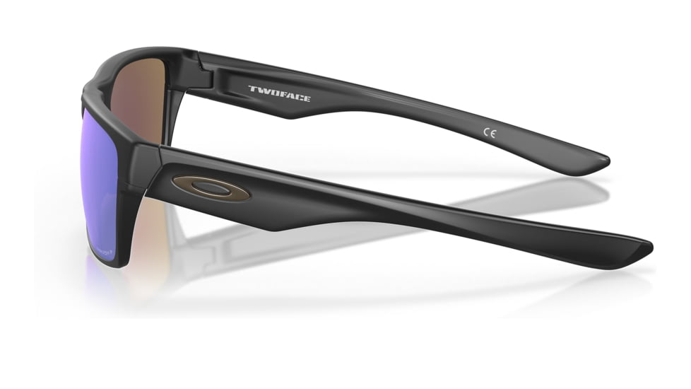 Oakley OO9189 Twoface Sunglasses - Mens, Matte Black Frame, Prizm Sapphire Polarized Lens, 60, OO9189-918946-60