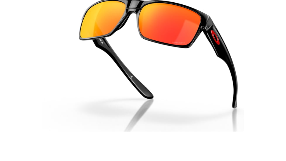 Oakley OO9189 Twoface Sunglasses - Mens, Polished Black Frame, Prizm Ruby Lens, 60, OO9189-918947-60