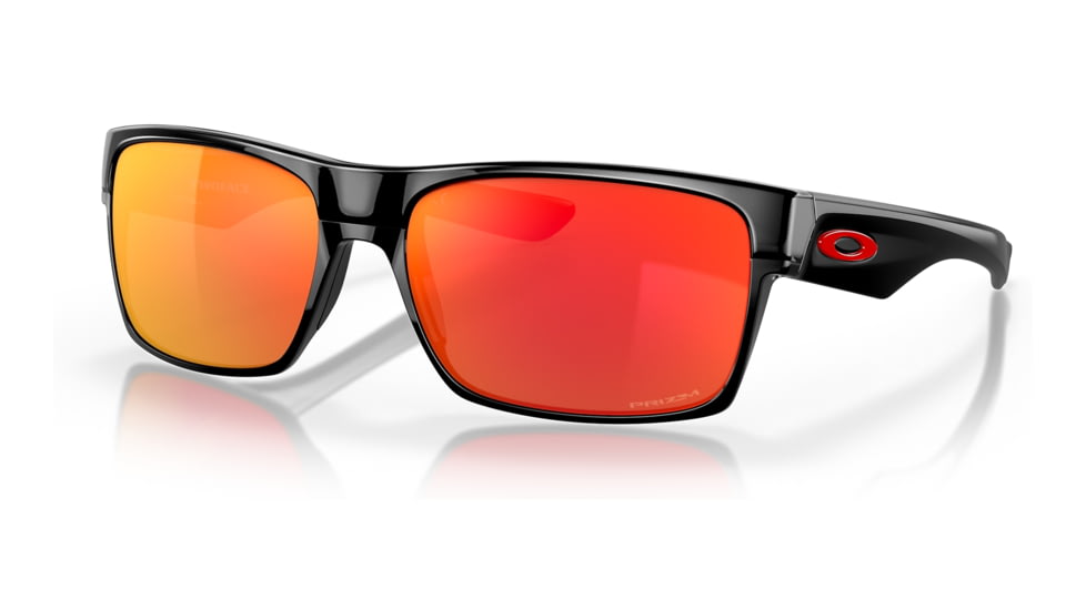 Oakley OO9189 Twoface Sunglasses - Mens, Polished Black Frame, Prizm Ruby Lens, 60, OO9189-918947-60