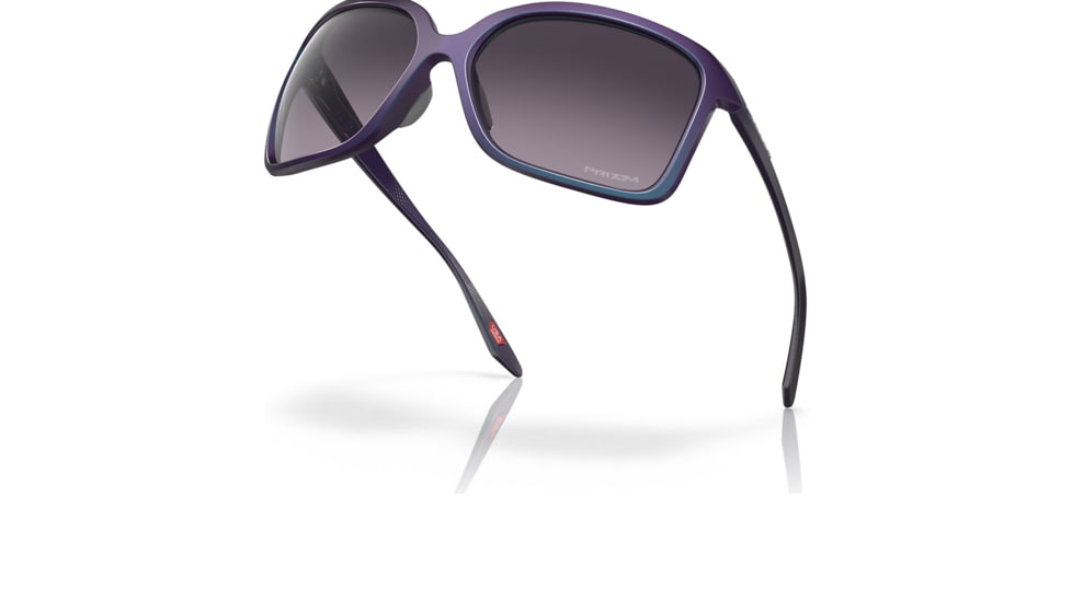 Oakley OO9230 Wildrye Sunglasses - Womens, Matte Cyan/Purple Colorshift Frame, Prizm Grey Gradient Lens, 61, OO9230-923006-61