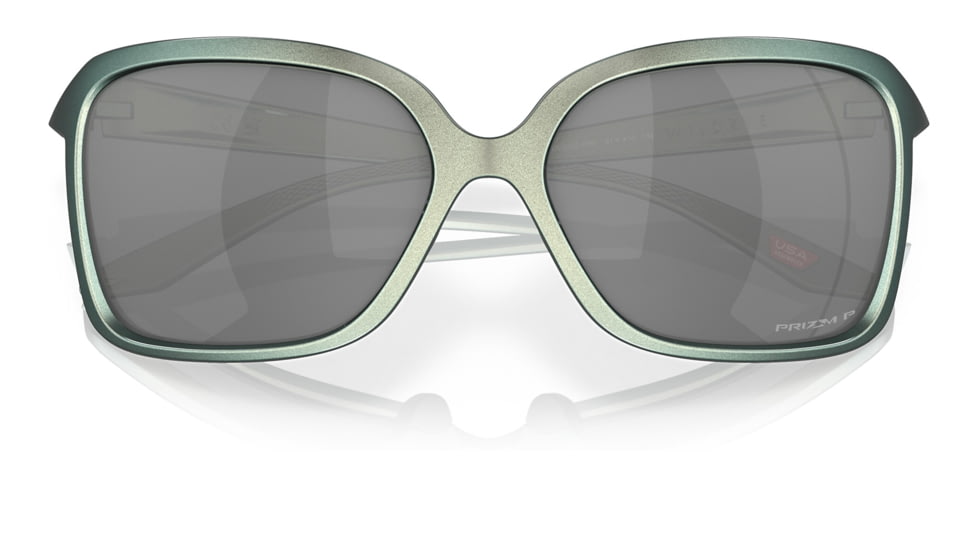 Oakley OO9230 Wildrye Sunglasses - Women's, Matte Silver/Blue Colorshift Frame, Prizm Black Polarized Lens, 61, OO9230-923005-61