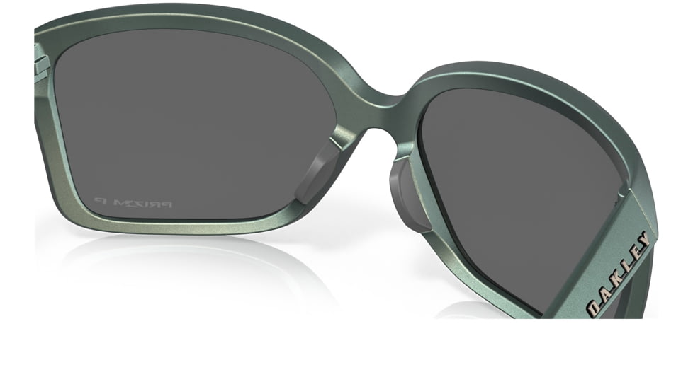 Oakley OO9230 Wildrye Sunglasses - Womens, Matte Silver/Blue Colorshift Frame, Prizm Black Polarized Lens, 61, OO9230-923005-61