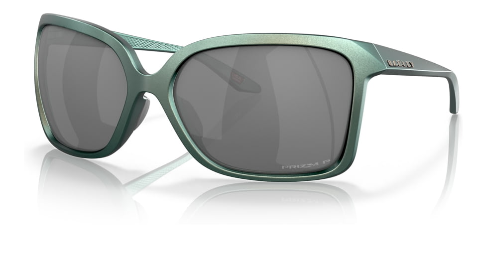 Oakley OO9230 Wildrye Sunglasses - Womens, Matte Silver/Blue Colorshift Frame, Prizm Black Polarized Lens, 61, OO9230-923005-61