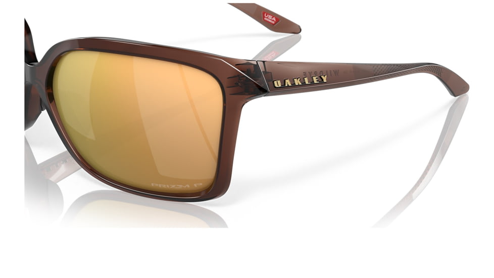 Oakley OO9230 Wildrye Sunglasses - Womens, Polished Amethyst Frame, Prizm Rose Gold Polarized Lens, 61, OO9230-923002-61