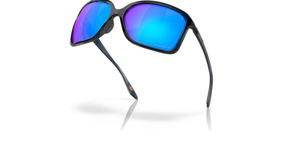 Oakley OO9230 Wildrye Sunglasses - Womens, Polished Transparent Posiedon Frame, Prizm Sapphire Polarized Lens, 61, OO9230-923001-61