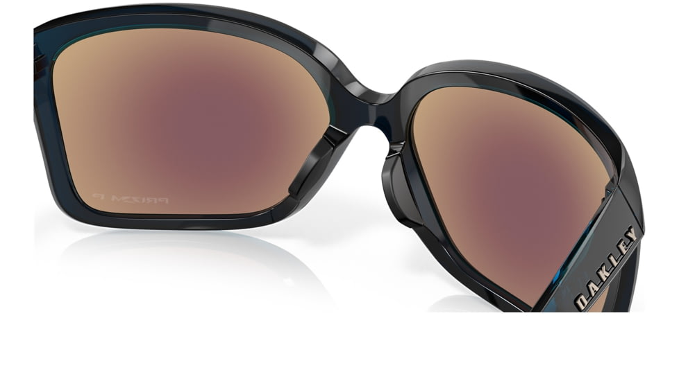 Oakley OO9230 Wildrye Sunglasses - Womens, Polished Transparent Posiedon Frame, Prizm Sapphire Polarized Lens, 61, OO9230-923001-61