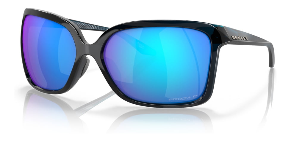 Oakley OO9230 Wildrye Sunglasses - Women's, Polished Transparent Posiedon Frame, Prizm Sapphire Polarized Lens, 61, OO9230-923001-61