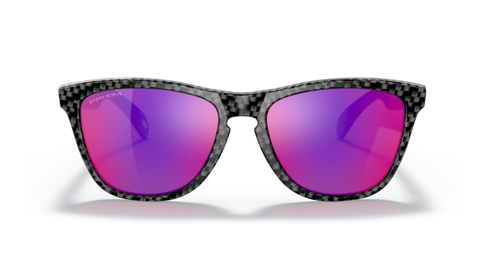 Oakley OO9245 Frogskins A Sunglasses - Mens, Carbon Fiber Frame, Prizm Road Lens, Asian Fit, 54, OO9245-9245B1-54