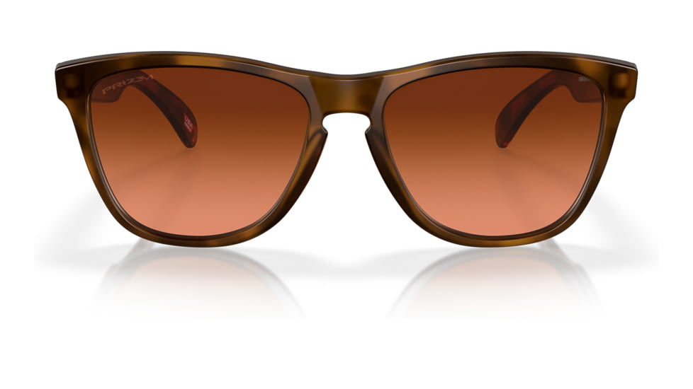 Oakley OO9245 Frogskins A Sunglasses - Mens, Matte Brown Tortoise Frame, Prizm Brown Gradient Lens, Asian Fit, 54, OO9245-9245D1-54