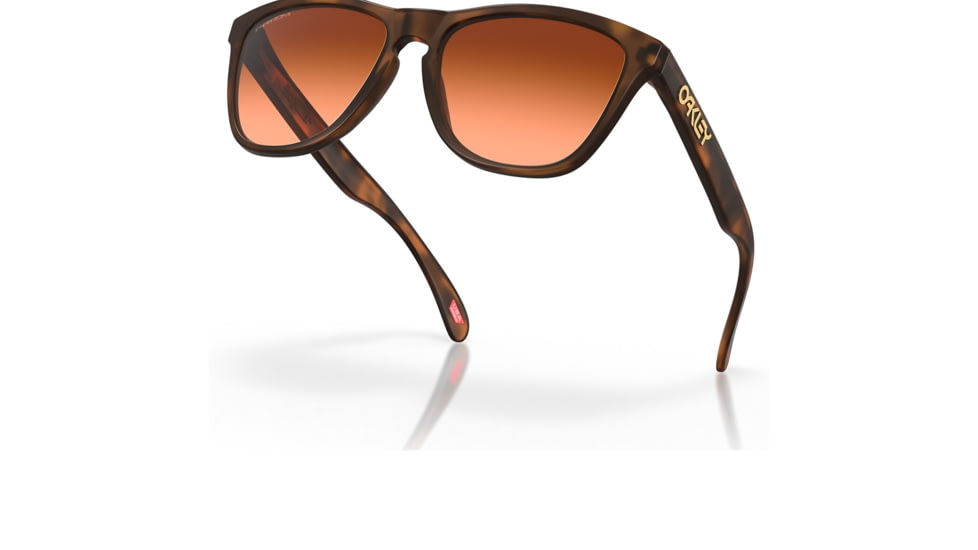Oakley OO9245 Frogskins A Sunglasses - Mens, Matte Brown Tortoise Frame, Prizm Brown Gradient Lens, Asian Fit, 54, OO9245-9245D1-54