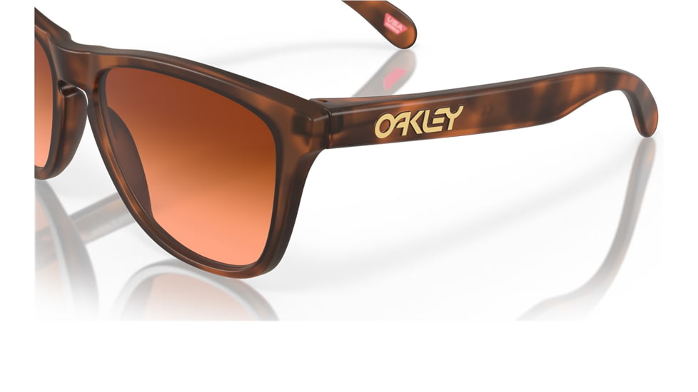 Oakley OO9245 Frogskins A Sunglasses - Mens, Matte Brown Tortoise Frame, Prizm Brown Gradient Lens, Asian Fit, 54, OO9245-9245D1-54