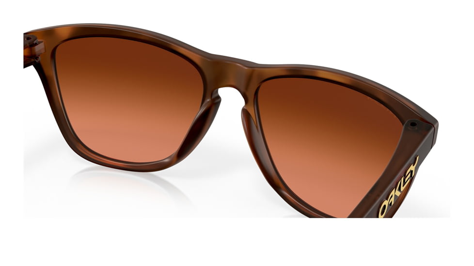 Oakley OO9245 Frogskins A Sunglasses - Mens, Matte Brown Tortoise Frame, Prizm Brown Gradient Lens, Asian Fit, 54, OO9245-9245D1-54