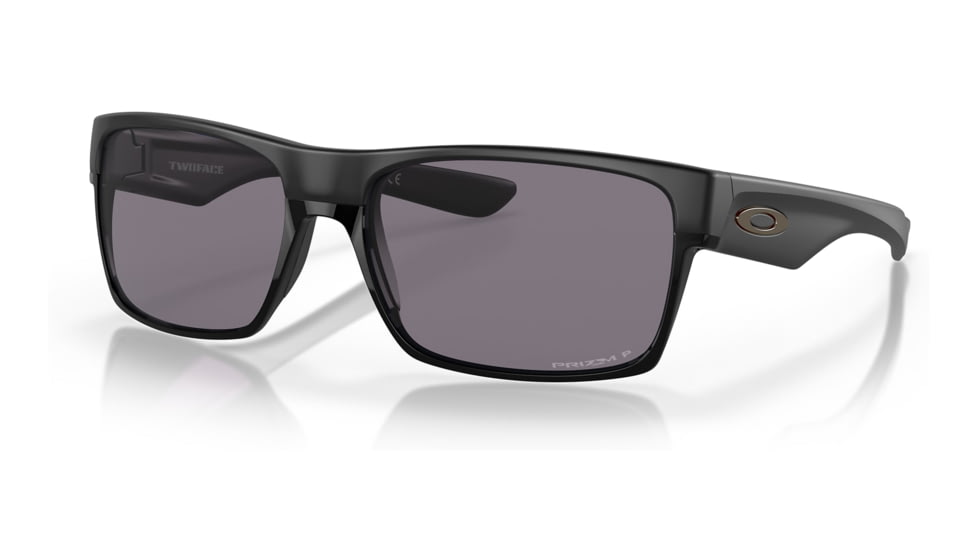 Oakley OO9256 Twoface A Sunglasses - Mens, Matte Black Frame, Prizm Grey Polarized Lens, Asian Fit, 60, OO9256-925619-60