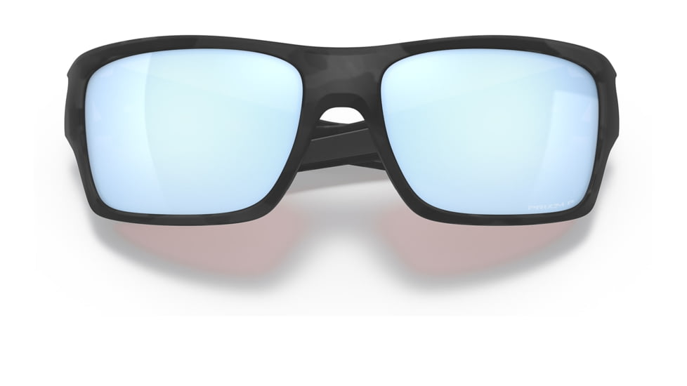 Oakley OO9263 Turbine Sunglasses - Mens, Matte Black Camo Frame, Prizm Deep Water Polarized Lens, 63, OO9263-926364-63