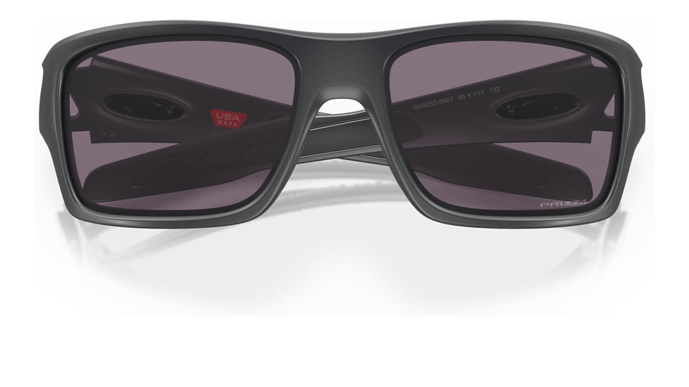 Oakley OO9263 Turbine Sunglasses - Mens, Matte Carbon Frame, Prizm Grey Lens, 63, OO9263-926366-63
