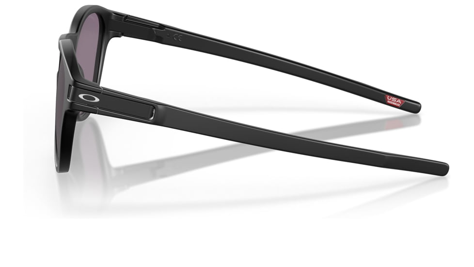 Oakley OO9265 Latch Sunglasses - Mens, Matte Black Frame, Prizm Grey Lens, 53, OO9265-926556-53