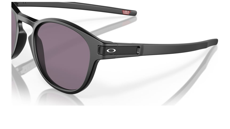 Oakley OO9265 Latch Sunglasses - Mens, Matte Black Frame, Prizm Grey Lens, 53, OO9265-926556-53
