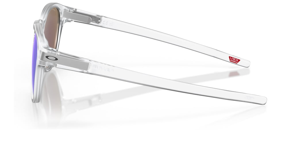 Oakley OO9265 Latch Sunglasses - Mens, Matte Clear Frame, Prizm Sapphire Polarized Lens, 53, OO9265-926565-53