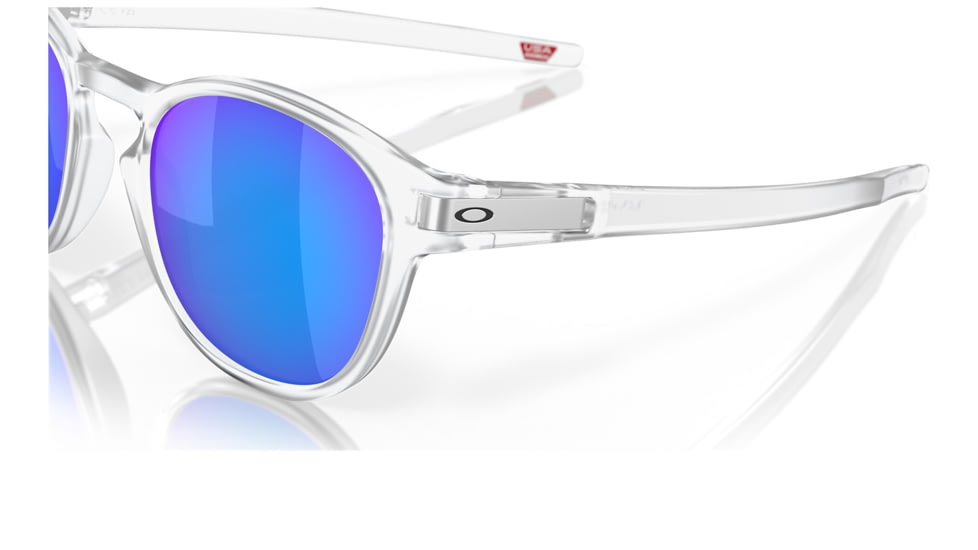 Oakley OO9265 Latch Sunglasses - Mens, Matte Clear Frame, Prizm Sapphire Polarized Lens, 53, OO9265-926565-53