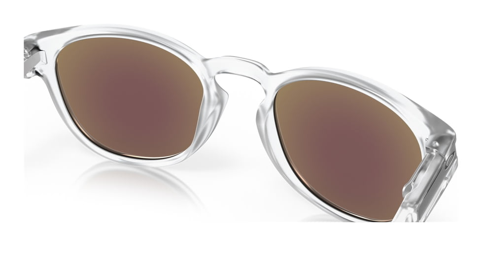 Oakley OO9265 Latch Sunglasses - Mens, Matte Clear Frame, Prizm Sapphire Polarized Lens, 53, OO9265-926565-53