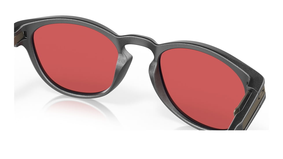 Oakley OO9265 Latch Sunglasses - Mens, Steel Frame, Prizm Snow Sapphire Lens, 53, OO9265-926557-53