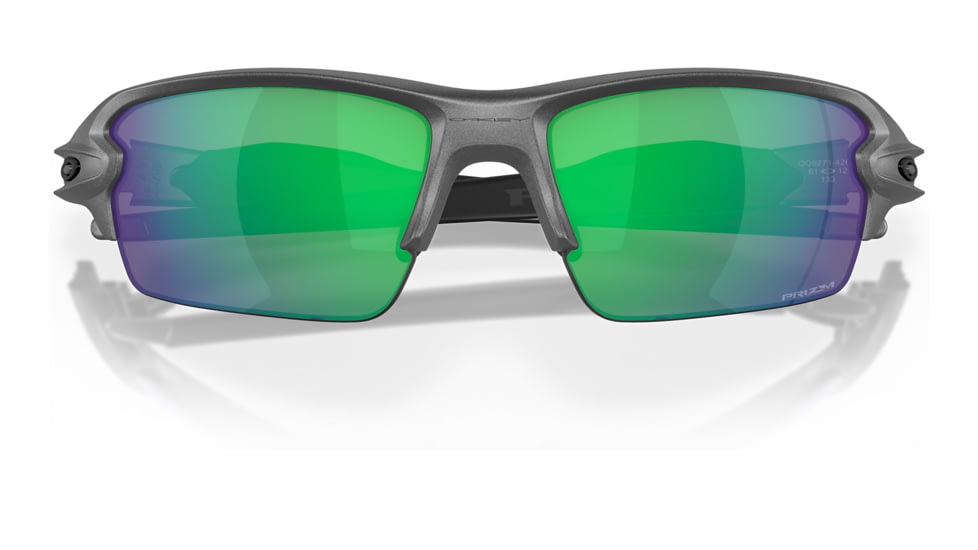 Oakley OO9271 Flak 2.0 A Sunglasses - Mens, Steel Frame, Prizm Jade Lens, Asian Fit, 61, OO9271-927142-61