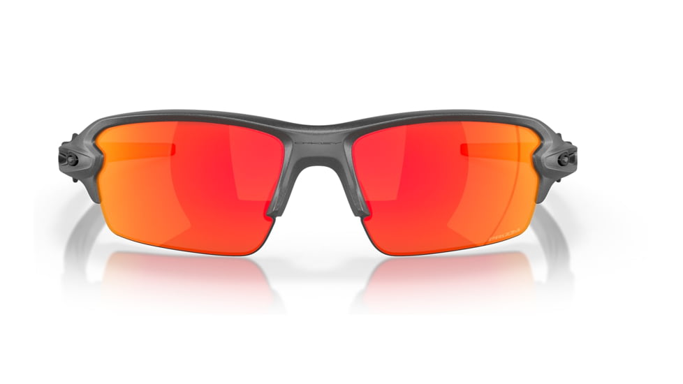 Oakley OO9271 Flak 2.0 A Sunglasses - Mens, Steel Frame, Prizm Ruby Lens, Asian Fit, 61, OO9271-927143-61