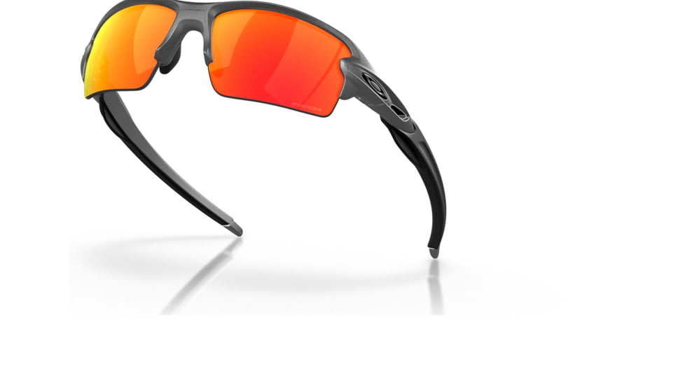 Oakley OO9271 Flak 2.0 A Sunglasses - Mens, Steel Frame, Prizm Ruby Lens, Asian Fit, 61, OO9271-927143-61