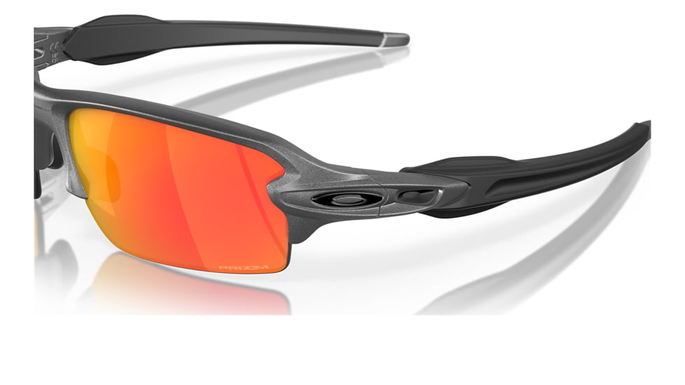 Oakley OO9271 Flak 2.0 A Sunglasses - Men's, Steel Frame, Prizm Ruby Lens, Asian Fit, 61, OO9271-927143-61