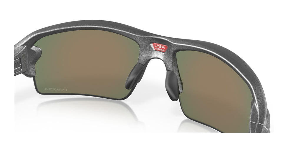 Oakley OO9271 Flak 2.0 A Sunglasses - Mens, Steel Frame, Prizm Ruby Lens, Asian Fit, 61, OO9271-927143-61