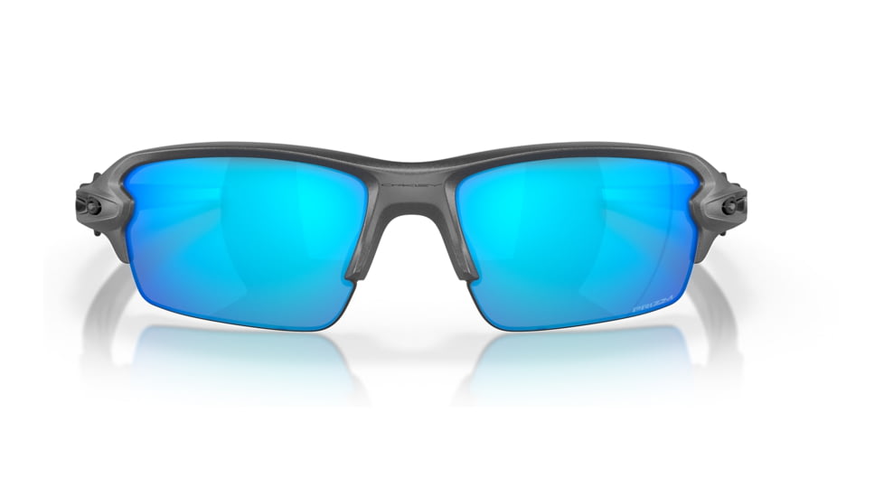 Oakley OO9271 Flak 2.0 A Sunglasses - Mens, Steel Frame, Prizm Sapphire Lens, Asian Fit, 61, OO9271-927141-61